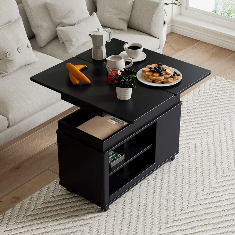 

Salon Multifunctional Coffee Table Modern Trendy Storage Italian Center Table Space Saving Antique Princess Unique Furniture