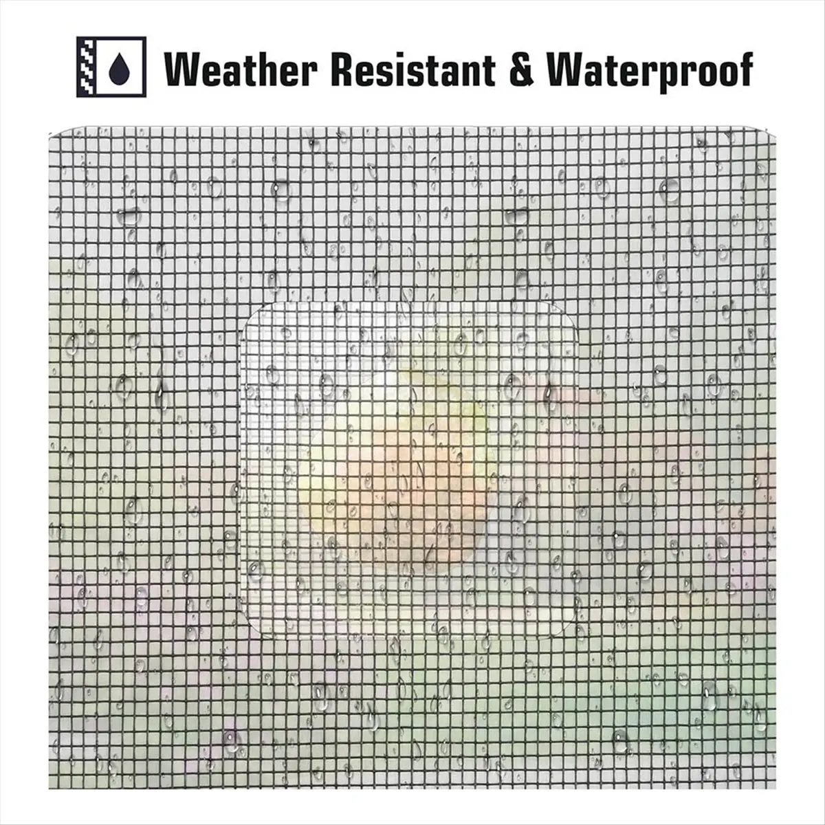 Window Screen Patch Repair Kit, 20 Pcs Self-Adhesive Screen Patches, Mesh Repair Patch for Window & Door Tears, (4