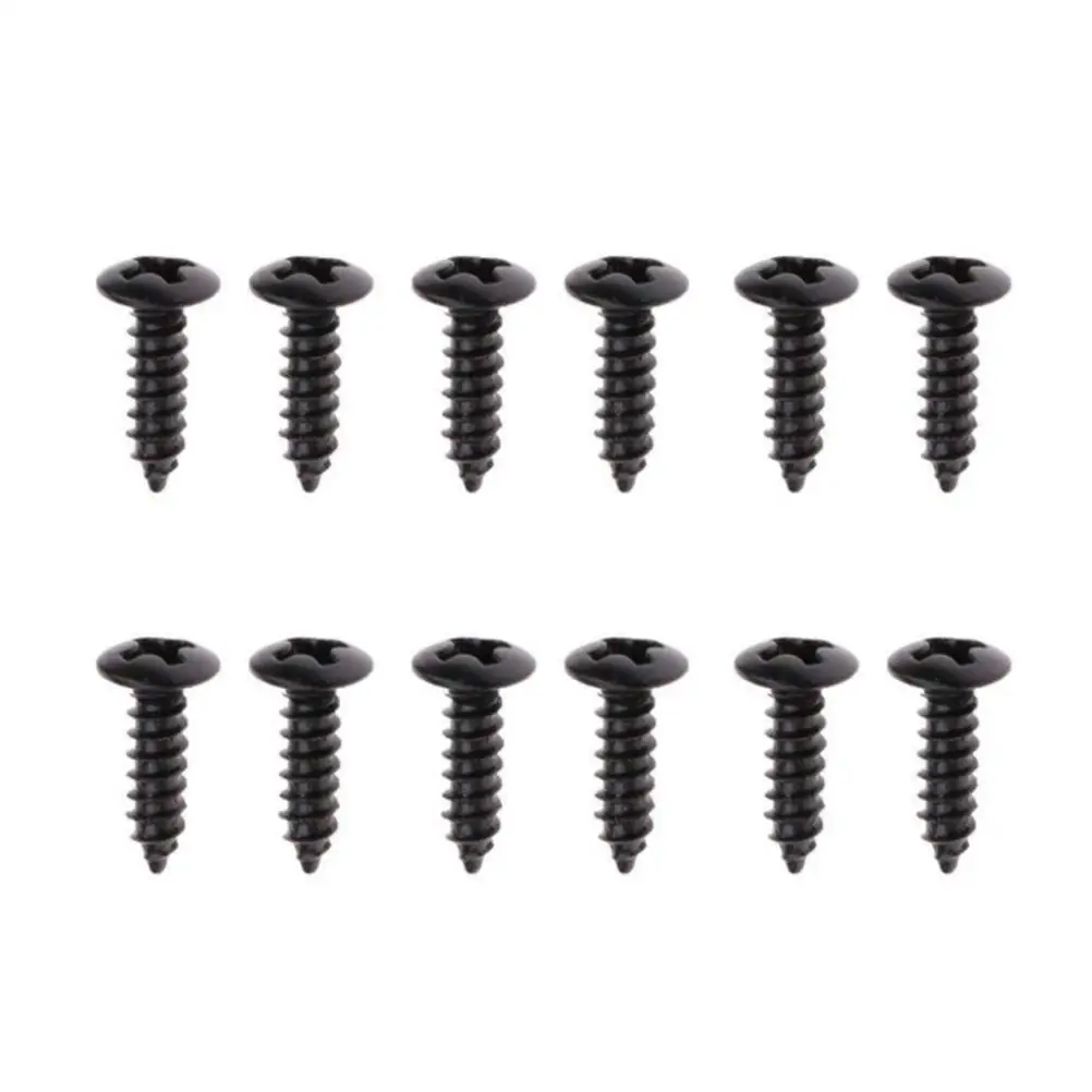 

150pcs Electric Guitar Accessories Screws Guitar Guard Plate Fixation Screws for SQ ST Electric Guitar (Black/Silver/Golden Each