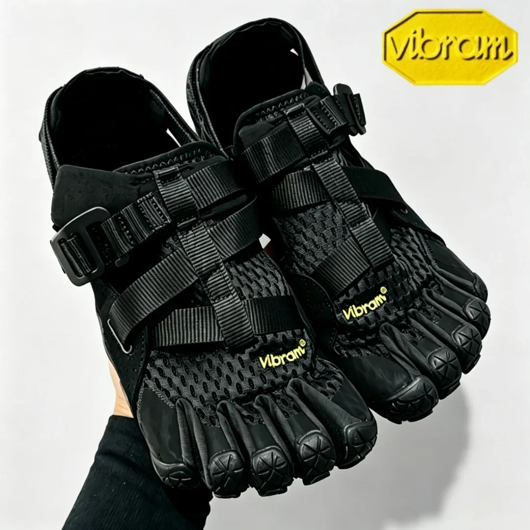 Luxury Brand Vibram Five Fingers Shoes Non‑slip Running Shoes Minimalist Barefoot Shoes Soft-sole Indoor Pilates Fitness Shoes