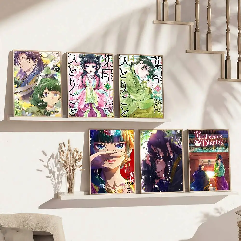 Maomao Anime A-Apothecary D-iaries Poster, klassische Wandkunst, Leinwanddruck, geeignet für Zuhause, Wohnzimmer, Raumdekoration, Gemälde