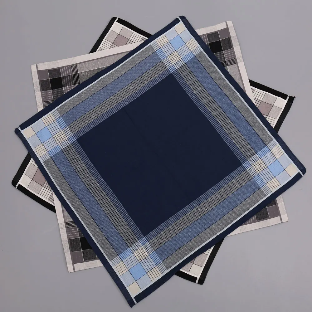 12 confezioni di fazzoletti da uomo in puro cotone, asciugamani per il sudore scozzesi, asciugamani per pantaloni con tasca con patta per abiti da gentiluomo, forniture per matrimoni, souvenir per eventi