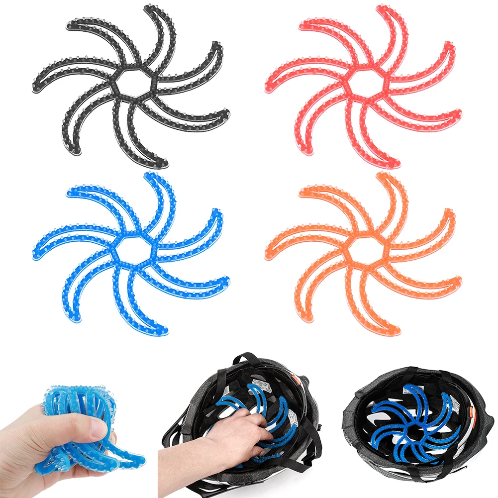 

Silicone Helmet Liner Pad Anti-Deformation Head Protective Pads Helmet Lining Cushion Mat for Motorcycle Cycling Sport Helmets