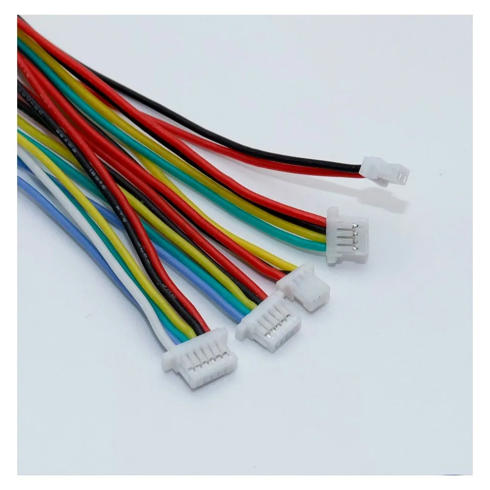 10PCS SH1.0 3Pin Robotics Automation Wire Harness 10cm 20cm 30cm Single End Double End Same Reverse 1mm Pitch