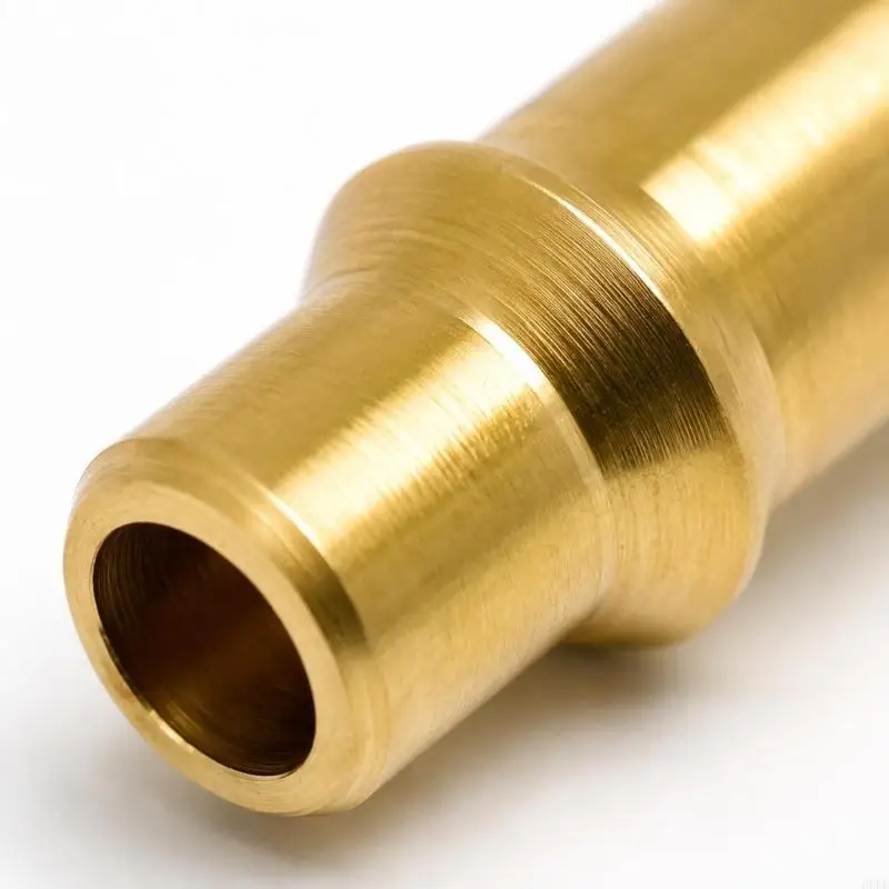 53024 Transmission Cable Tube Adapter, Copper Replacement Fitting with Stepped Flared Ends for Cable Service and Repair H9EE