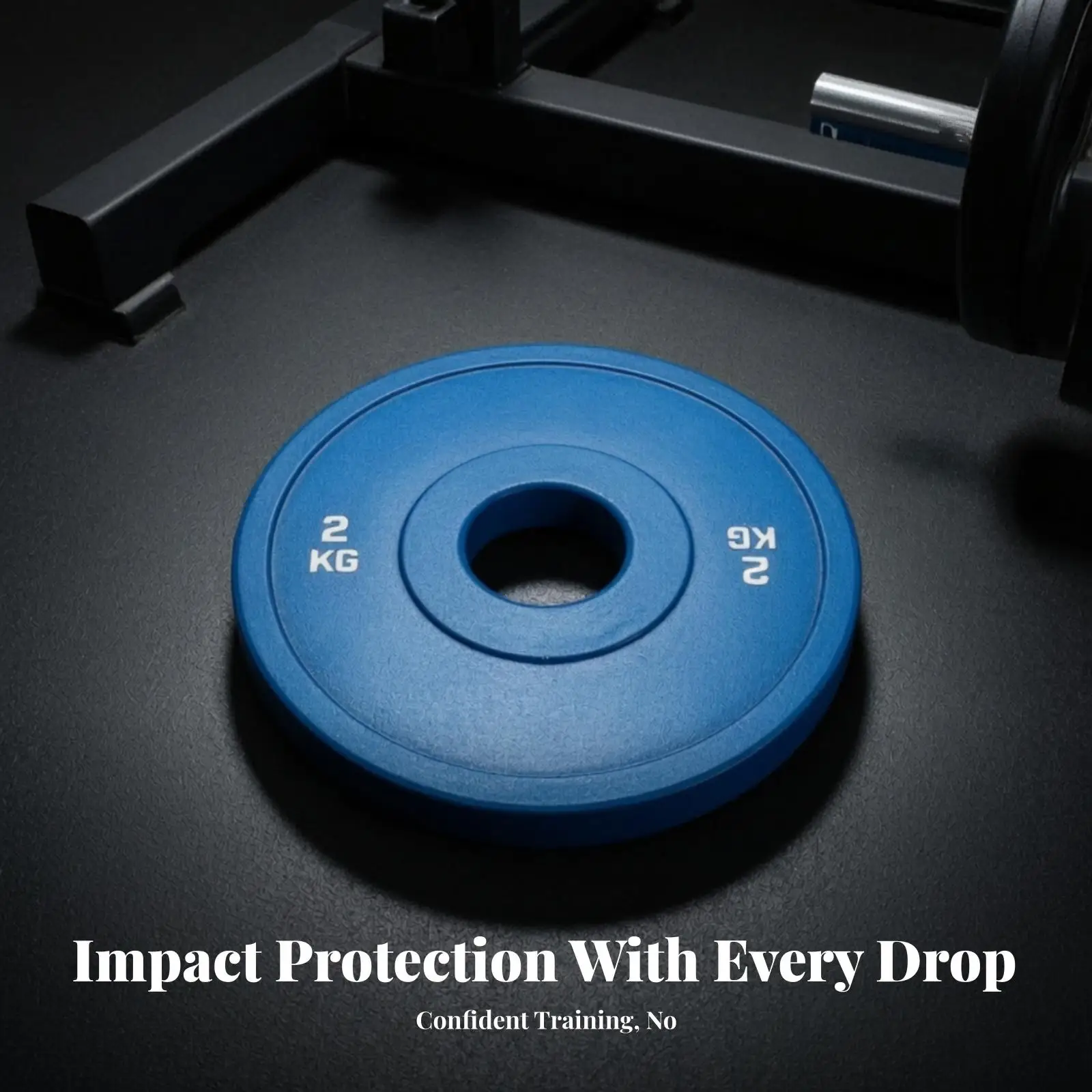 Fractional Rubber Weight Plate with Raised Rings for Secure Grip Barbell Training Accessory