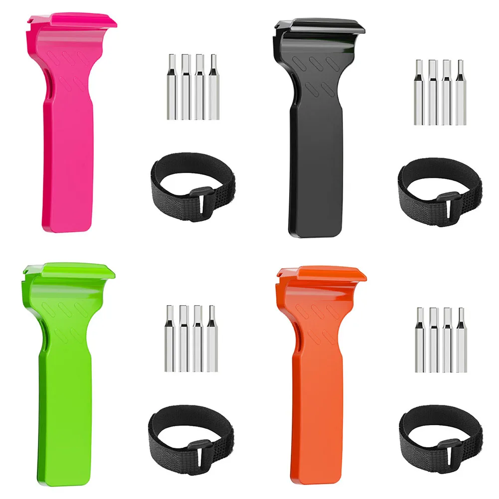 

Bike Tyre Lever Tool with 4 Hexagonal Screw Bits and AV Valve Tire Deflation for Bicycle Maintenance and Repairs
