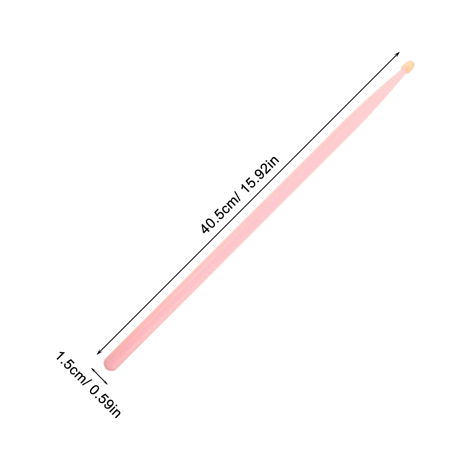 مجموعة 3 أزواج من أعواد القيقب 5a وردي أبيض أصفر أعواد خشبية ملونة للمبتدئين في العروض الاحترافية