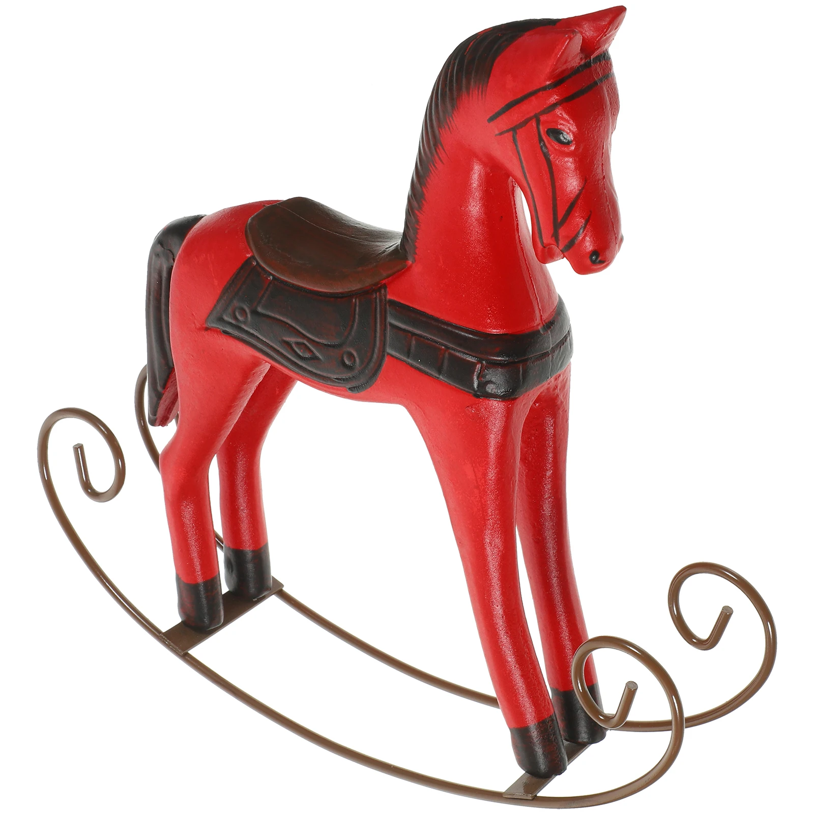 

1pc Wooden Tabletop Ornament Colorful Painted Nordic Style Desktop Decoration Home Office Sculpture Stable Base Craft Xmas Wood