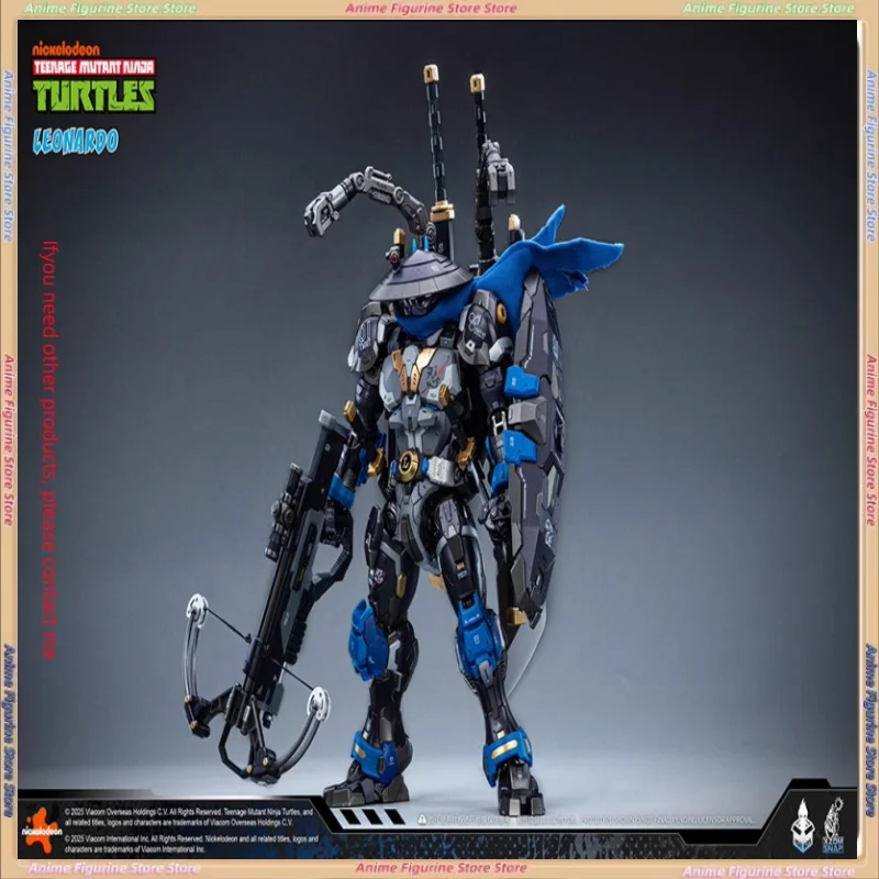 

HEATBOYS Alloy Mech Ninja Turtles Leonardo 40th Anniversary Edition Ambush Night Patrol Turtle Trendy and Cool, Extra Large