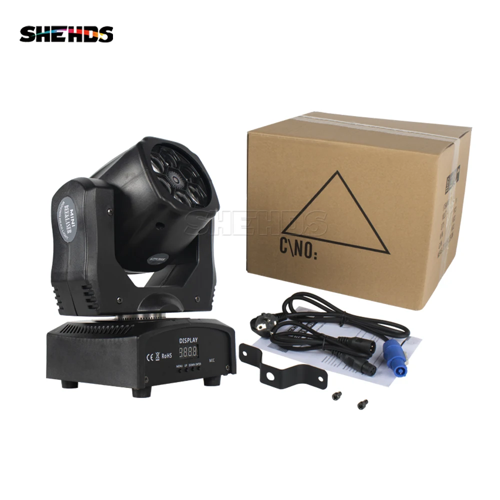 Imagem -02 - Shehds Led Beam Wash 6x15w Rgbw Moving Head Lightin com Modos Dmx para Luzes de Palco de Atmosfera de Festa Pcs Pcs