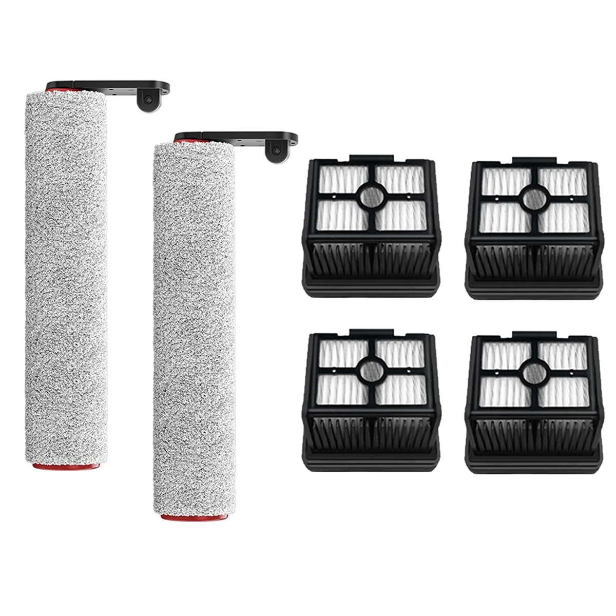 

6Pcs/Set Replacement Roller Brush HEPA Filter for Dreame H12 Pro /M13Beta/H12 Pro Plus Wash Floor Machine Accessories