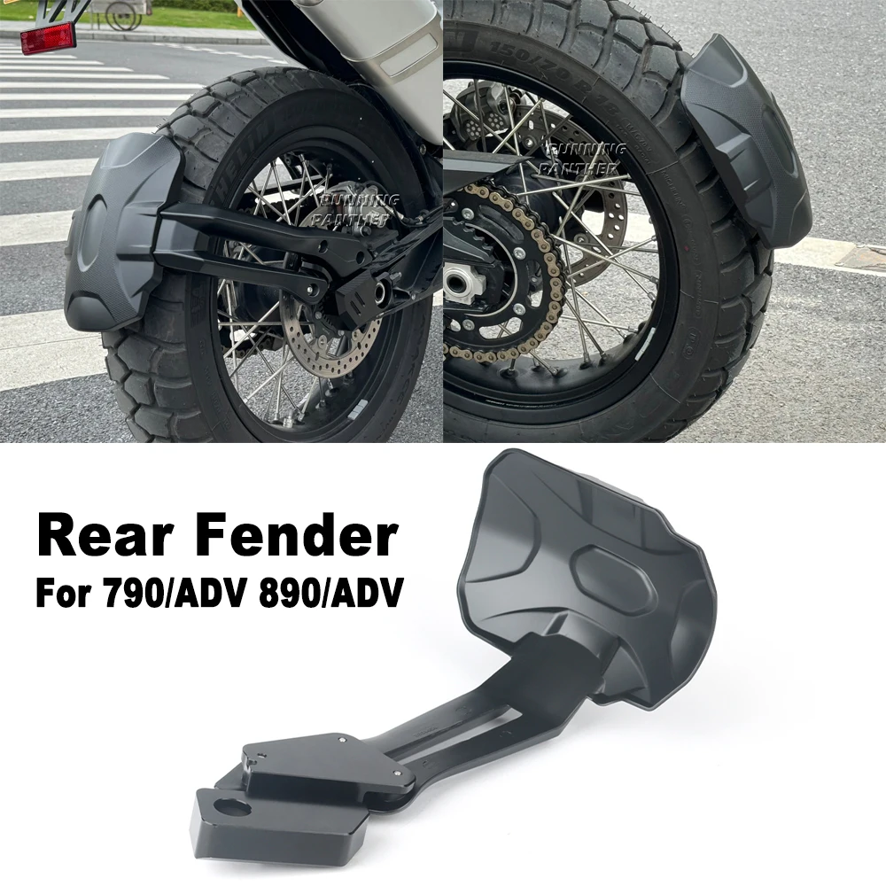 

For 790 890 ADV Adventure 790adv 890adv 2018-2024 Motorcycle Accessories Rear Wheel Hugger Mudguard Rear Fender Mudflap Guard