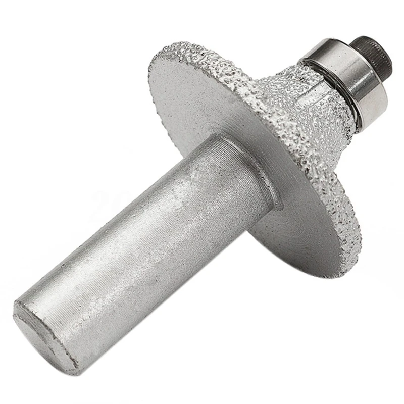 2Pcs 1/2Inch Diamond Router Bit Wheel Half Bullnose For Hand Profiler Marble Granite