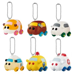 PUI PUI Molcar Potato Abbey Teddy Choco Shiromo Patomolcar Car Mascot Keychain Keyholder Keyring Bag Figure Toy Doll Gifts 5cm