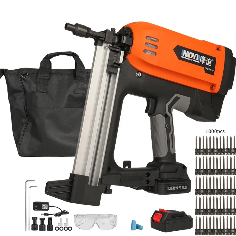 Pneumatic Nail Gun For Pneumatic Hydraulic Special Installation of Concrete Doors And Windows Electric Gas Steel Nail Gun