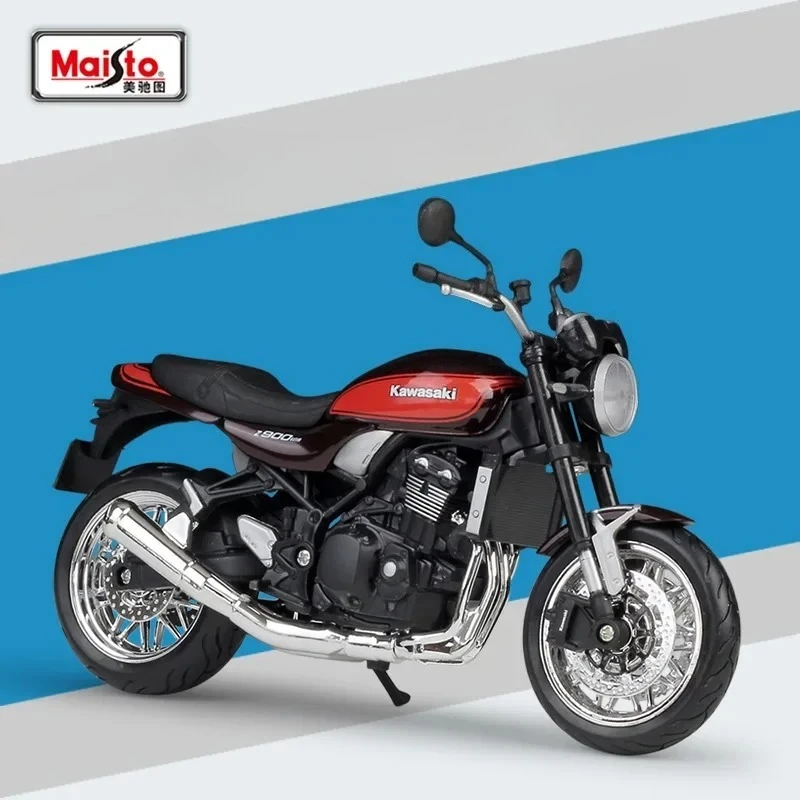 

Maisto 1:12 Z900RS & Z900RS Модель кафе Автомобиль Литая под давлением Металлическая модель Спортивная гоночная модель мотоцикла Коллекционные предметы B611 Автомобиль из сплава