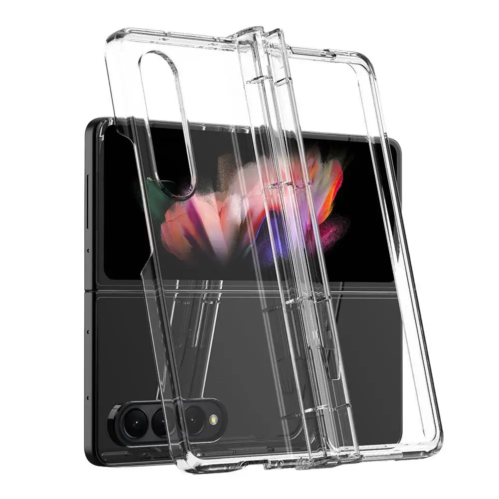 Transparent Phone Case For Samsung Galaxy Z Fold 6 Anti-fall Shockproof With Pen Slot W1R1