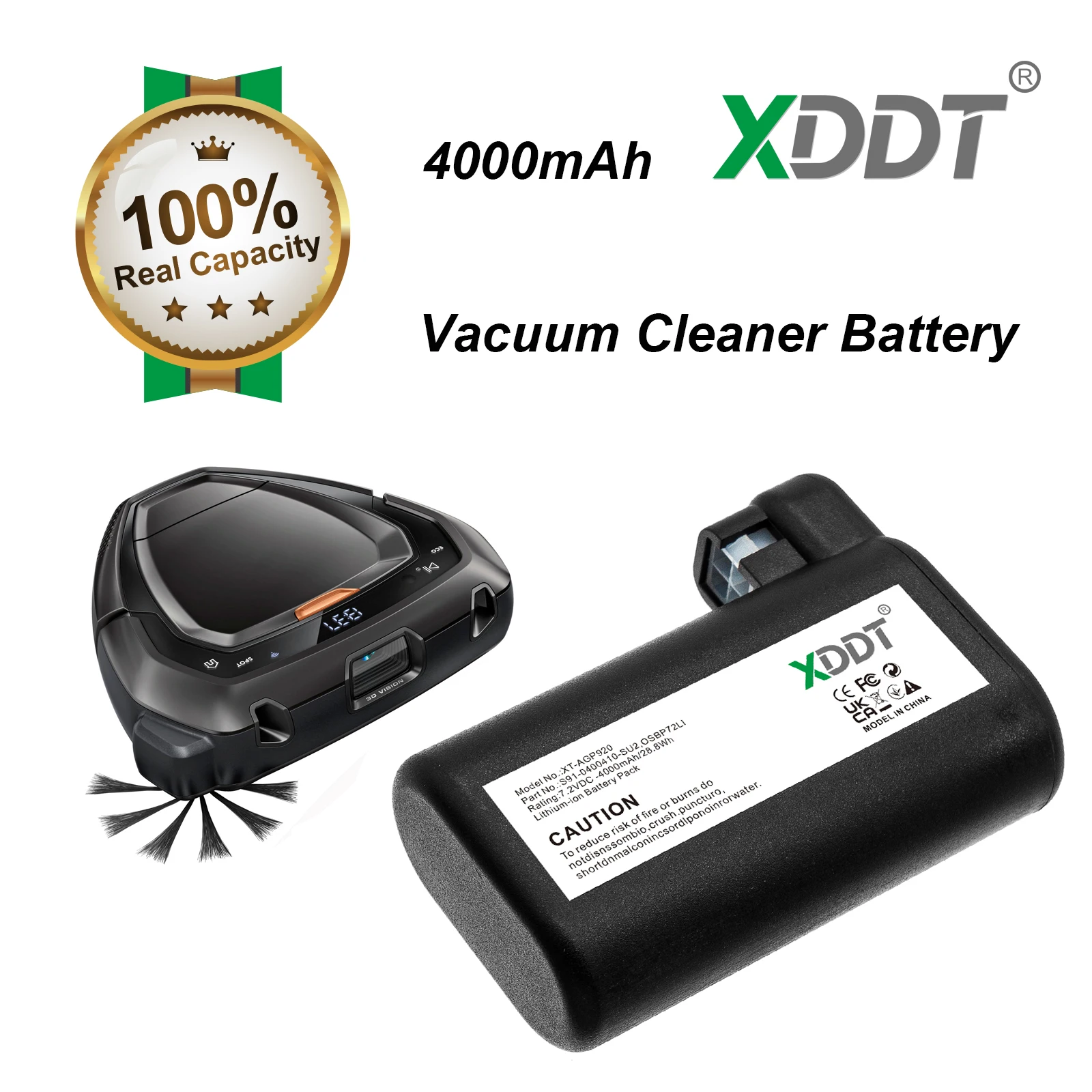 Vacuum Cleaner Battery 4000mAh OSBP72LI25 for Electrolux ERV7210TG,ERV7200DB,ERV5100IW,ERV5210TG,PI91-5SGM,PI92-4STN