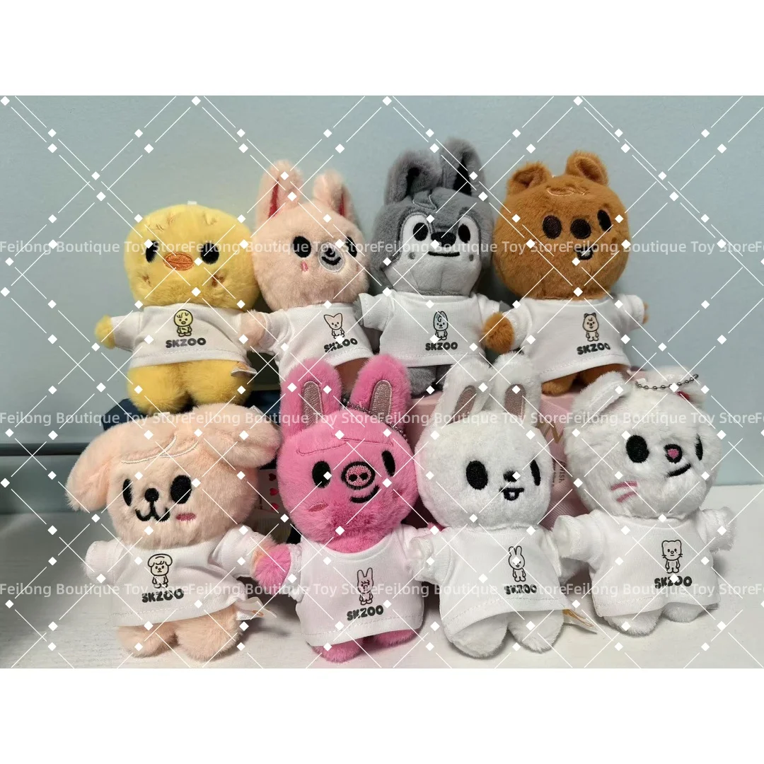 

BangChan kpop Detachable Clothes SKZOO Stray Kids Avatar Plush Keychain 10cm Cute Bag Charm Birthday Gift For Fans Felix Support