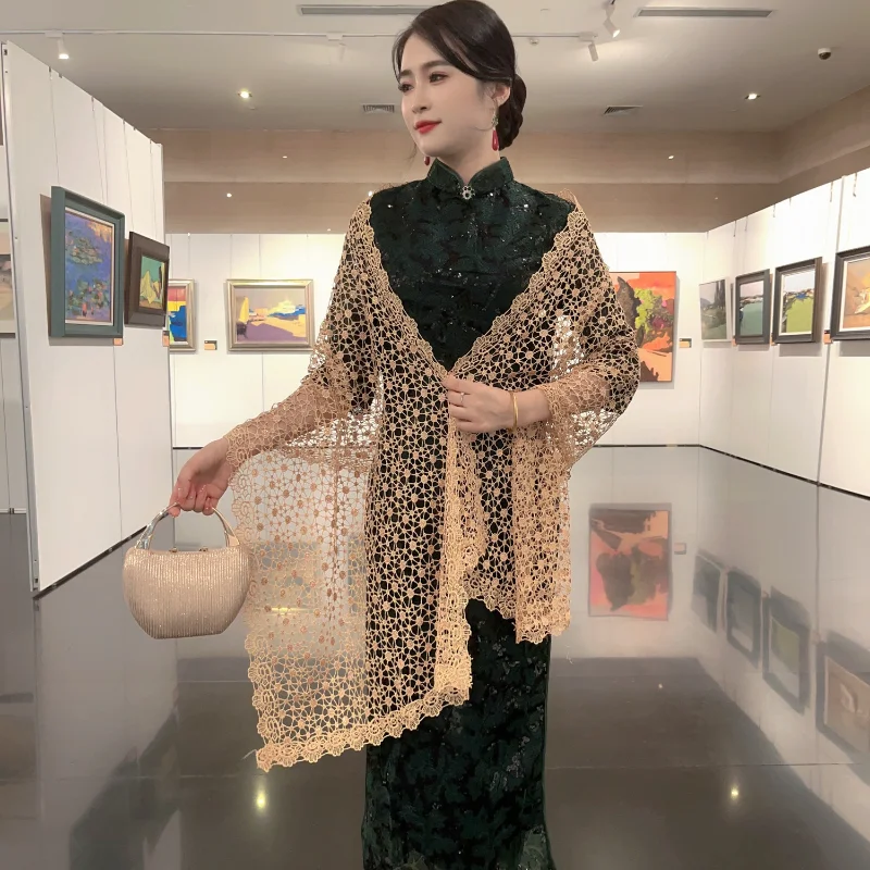 

Elegant Sequin Glitter Evening Dress Shawl Women Tassel Party Shawls Wraps Bridal Bridesmaid Wedding Shawl Boleros Shrugs Capes