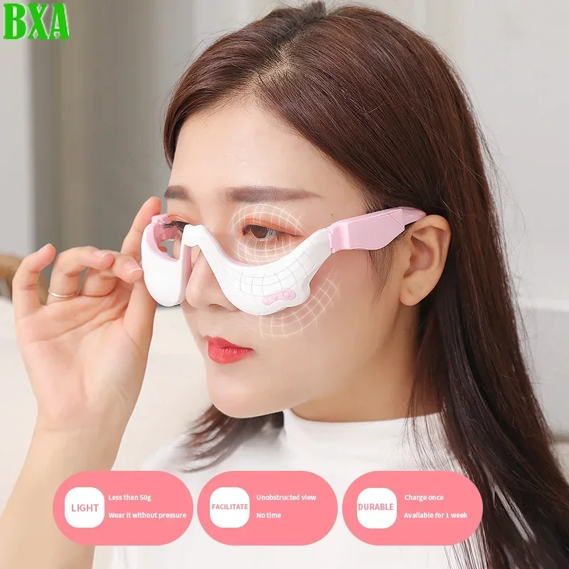 

New Micro Current Pulse 3D Smart Vibration Hot Compress Eye Massager Wrinkle Reduction Remove Dark Circle Fatigue Relieve