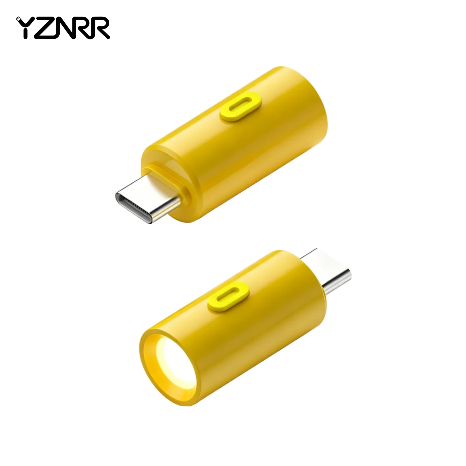 YZNRR Type-C Powered Mini Flashlight,Battery-Free,Plug and Play