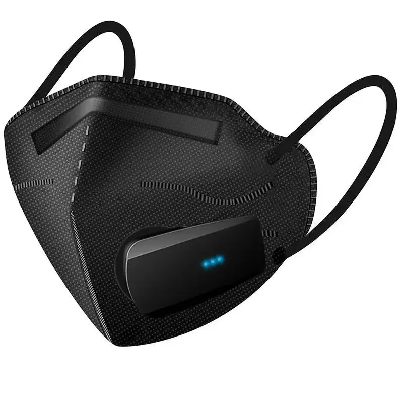 For B2001 Electric Fresh Air Mask Built-in Cooling Fan KN95 Grade Filter Breathable Anti Second-hand Smoke Dust Haze Respirator