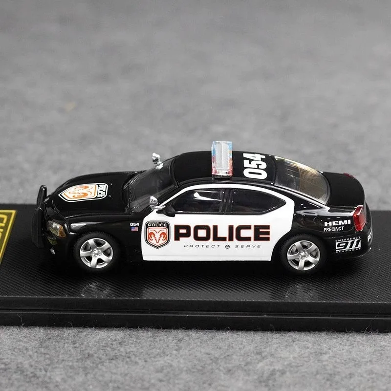 Rollin 1:64 Dodge Charger Pintura de carro de polícia de Nova York Exposição Foshan Modelo de carro de liga de edição limitada