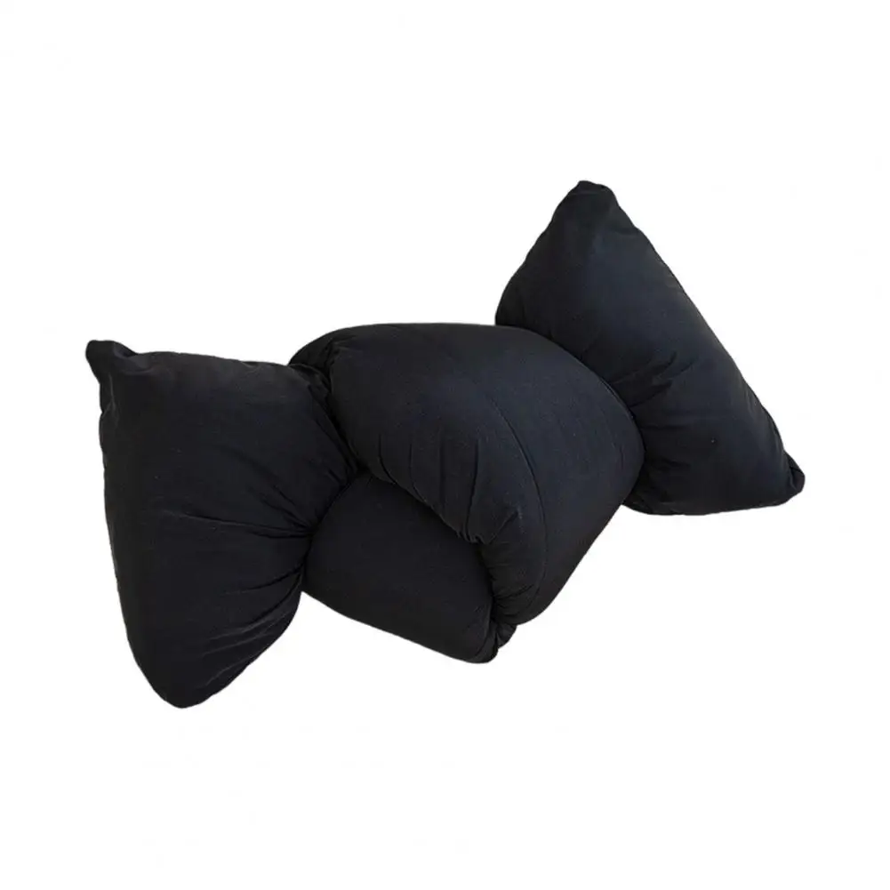 وسادة قطنية بعقدة طويلة معقودة لغرفة النوم، وسادة زخرفية على شكل فيونكة ناعمة الملمس لغرفة النوم ومكتب النوم والسيارة #3