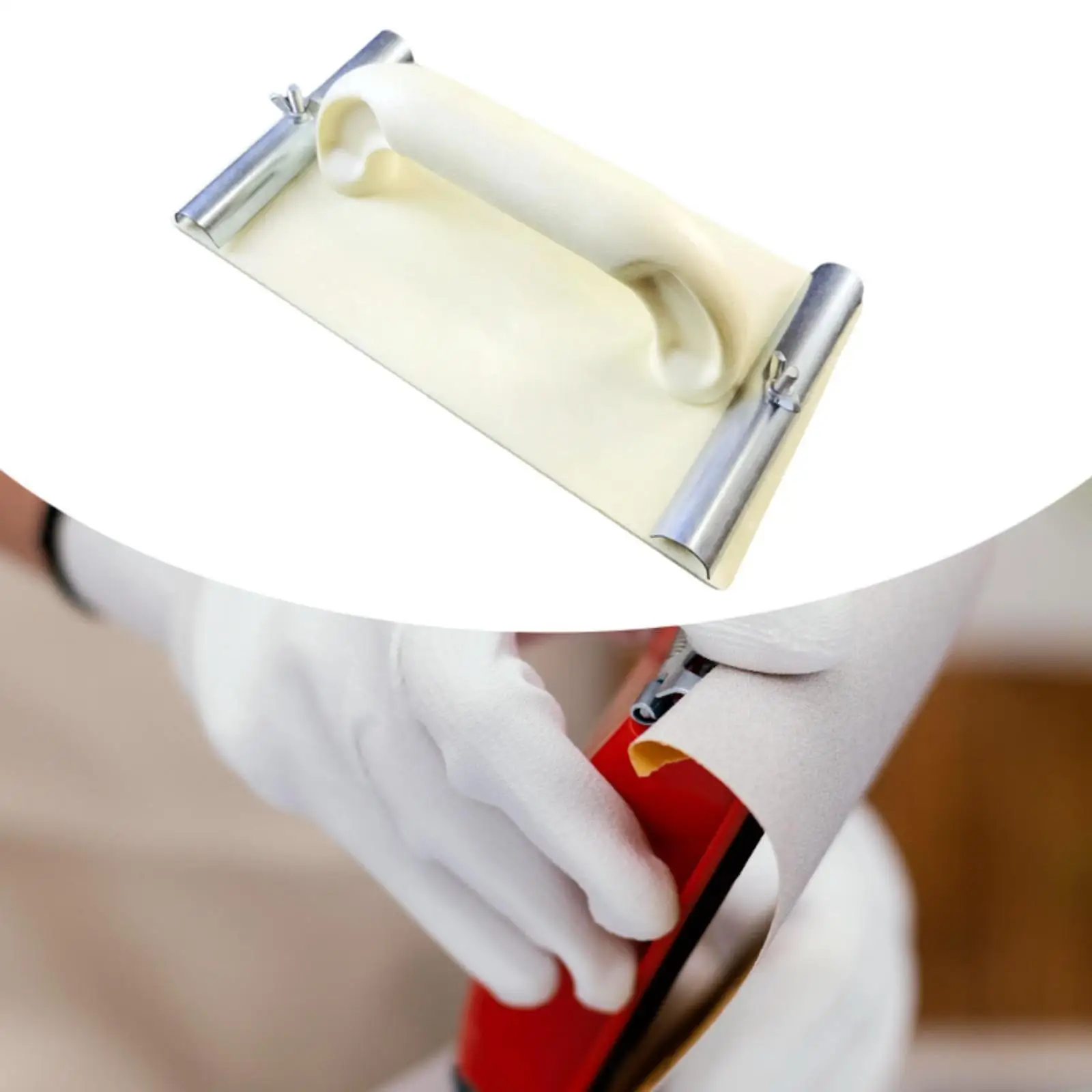 حامل ورق الصنفرة كتلة صنفرة الحوائط الجافة المحمولة لتلميع الخشب #5