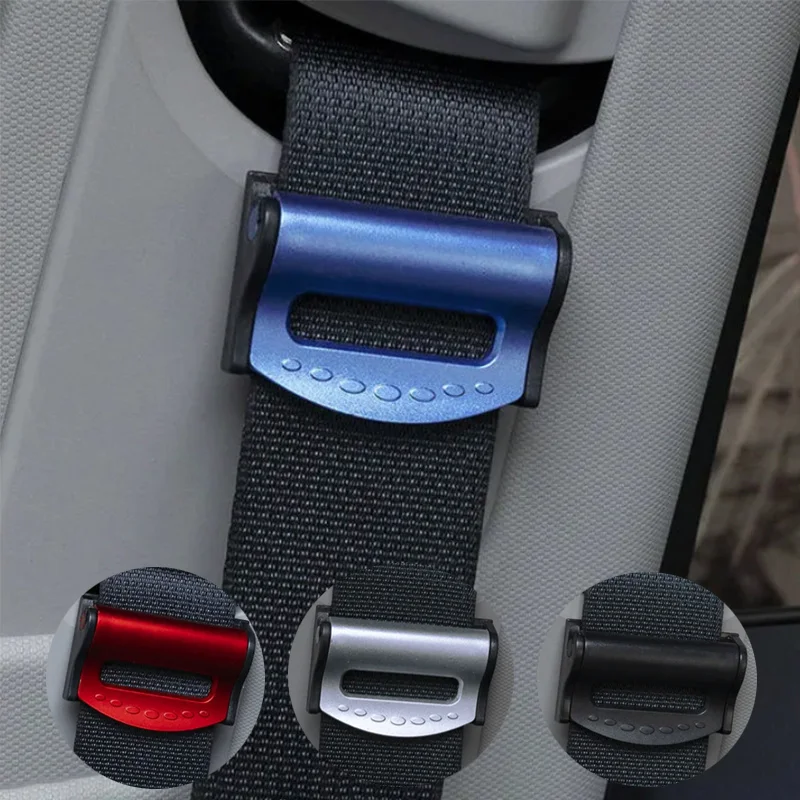 4 Colors Universal Car Seat Belts Clips Adjustable Safety Auto Stopper Buckle Plastic Clip Auto Interior Decoration Accessories