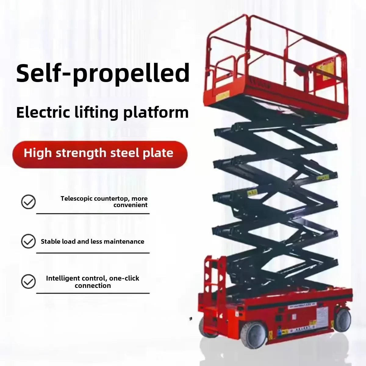a-15 mobile lifting platform hydraulic platform truck scissor lift
