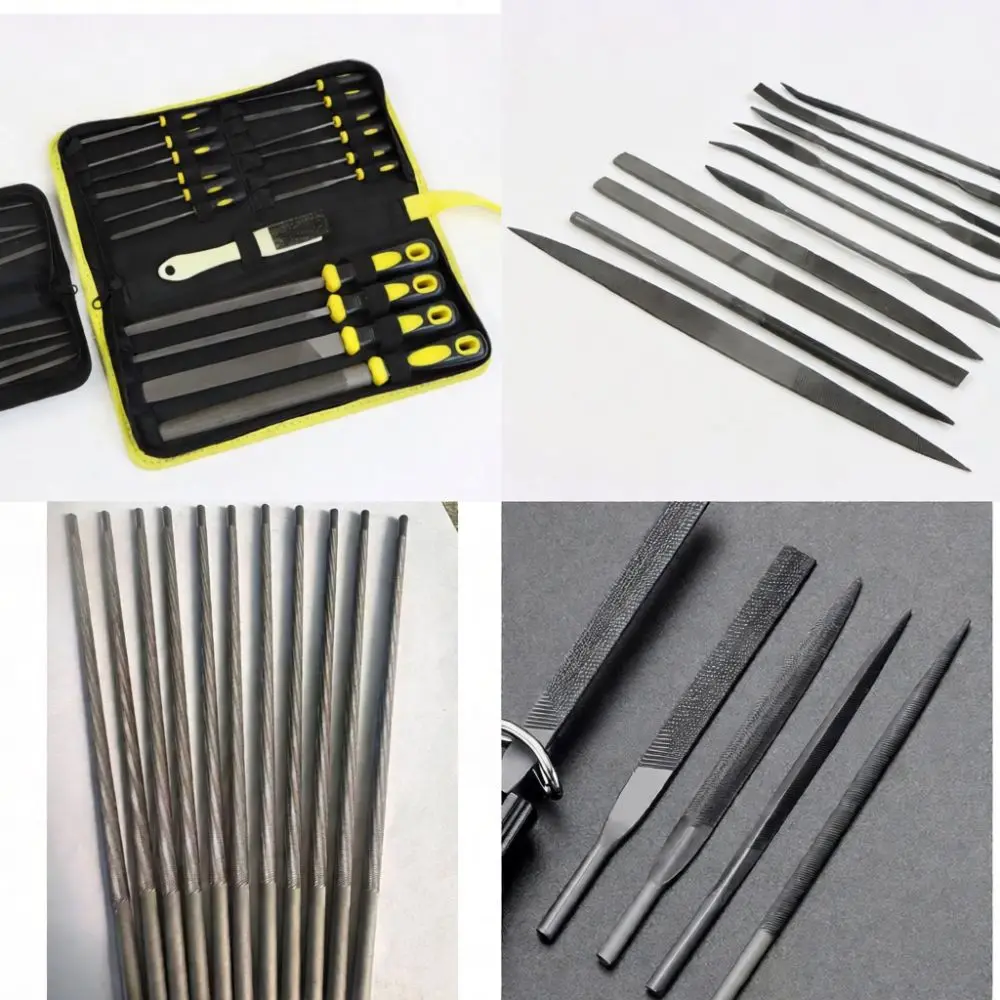 Versatile Bearing Steel Needle File Set For Chainsaw Sharpening Woodworking Metal Rasp Manual Tool Precision Crafting Kit
