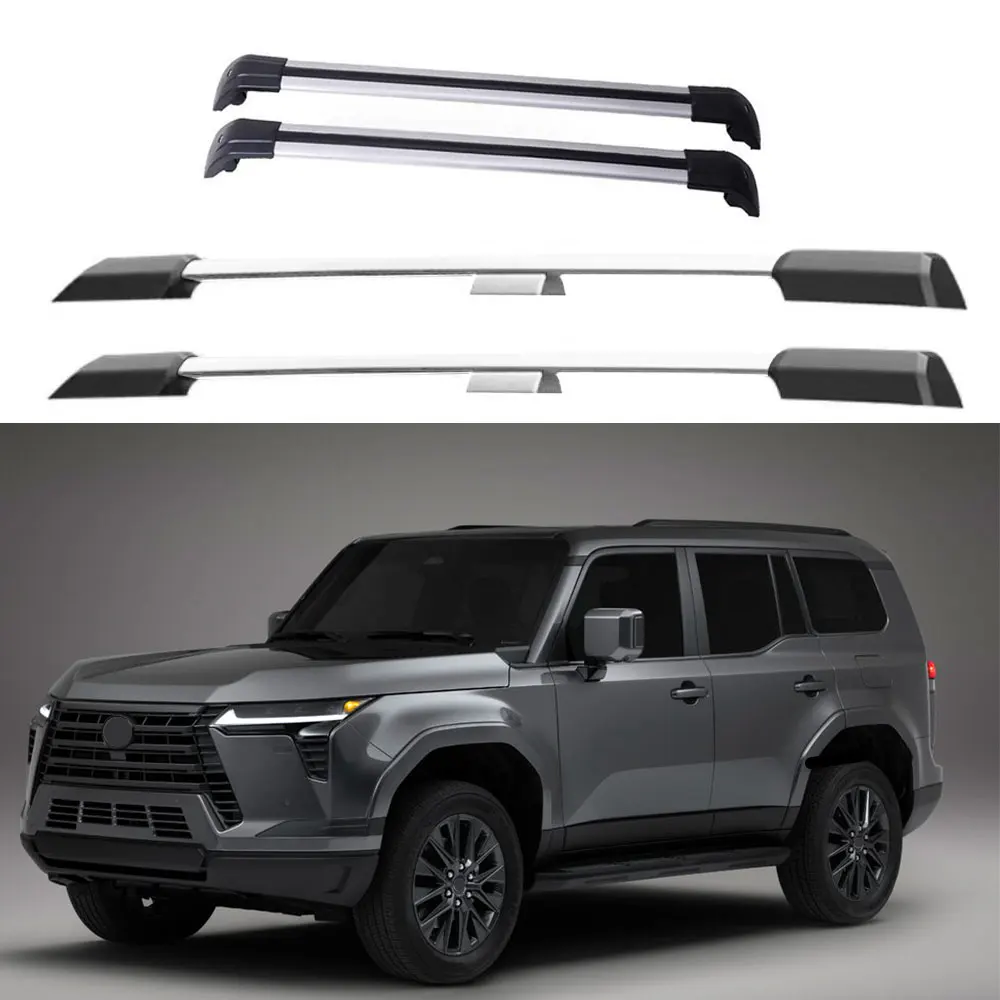 4Pcs for Lexus GX 550 Premium 2024 2025 Side Roof Rail Racks Side Cross Bar