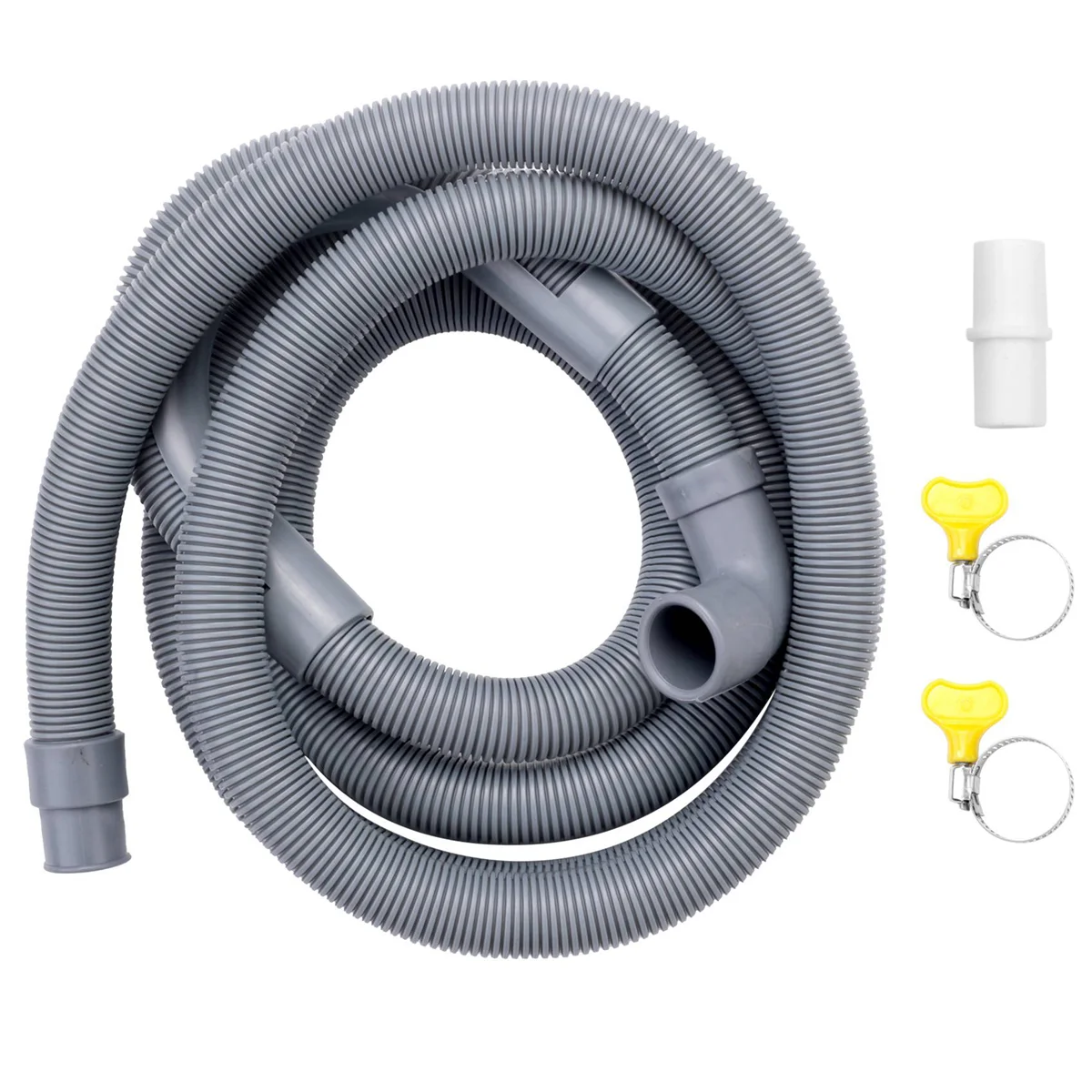 Washing Machine Hose Drain Hose Washing Machine 2.5M Drain Hose Extension for Washing Machines Dishwashers Dryers