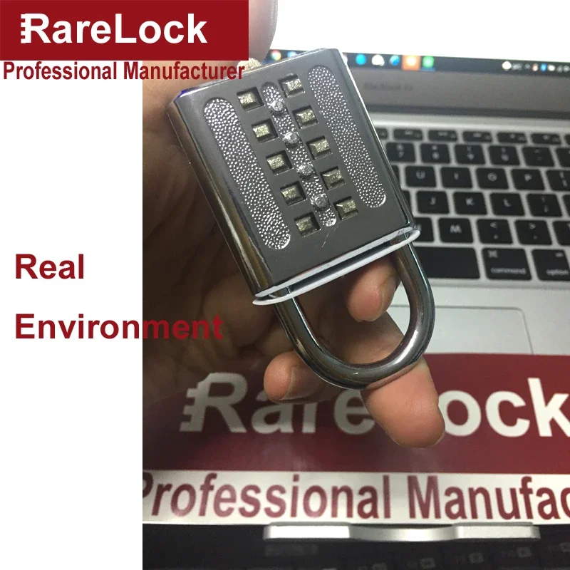 Anti-theft Button Combination Padlock Digit Push Password Lock for GYM Locker Drawer Cabinet Door DIY Hardware Rarelock ZS74 G