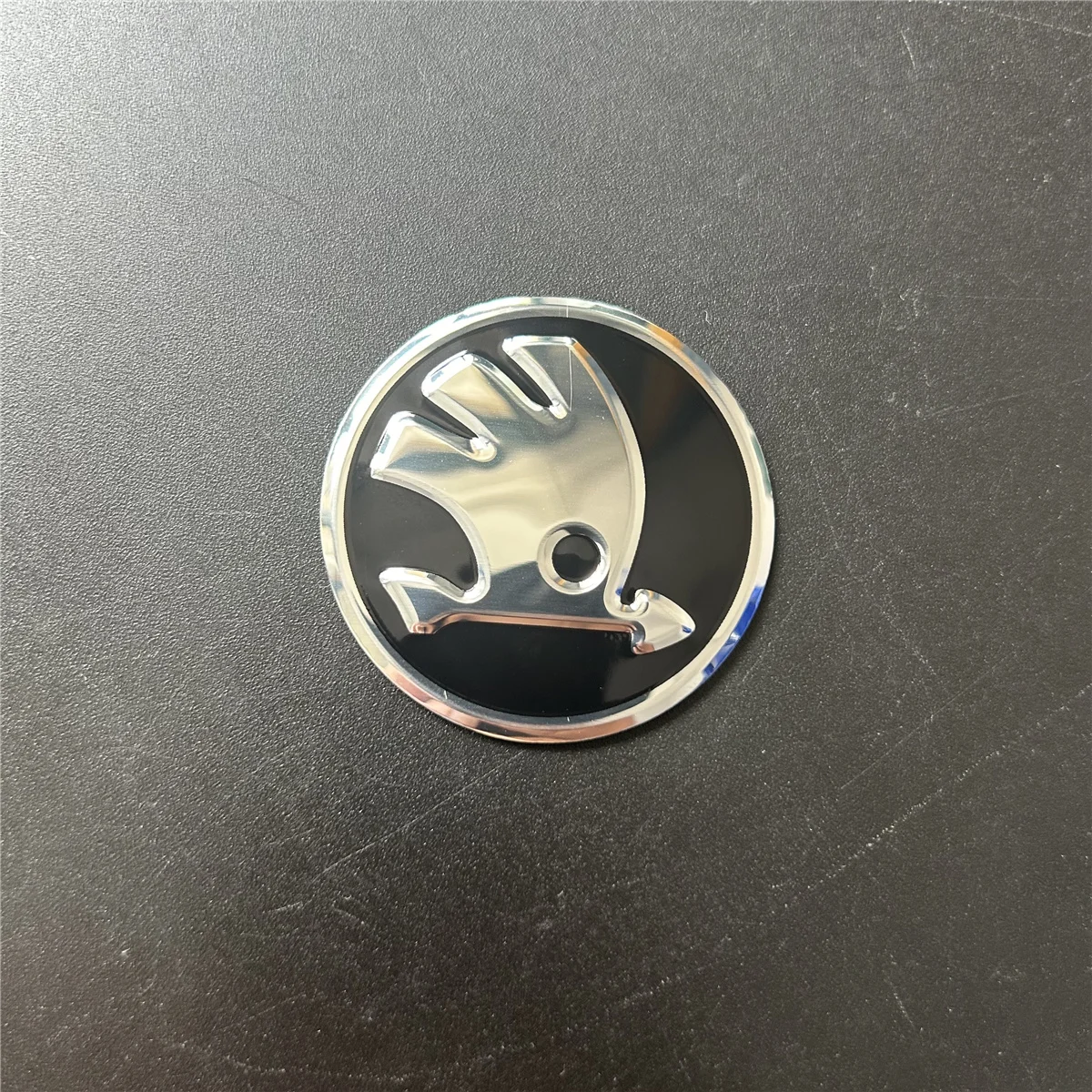 42mm Car Interior Steering Wheel Emblem Stickers for Skoda Koda Kodiaq Fabia 1 2 Karoq Octavia A5 RS Yeti Rapid Spaceback Superb