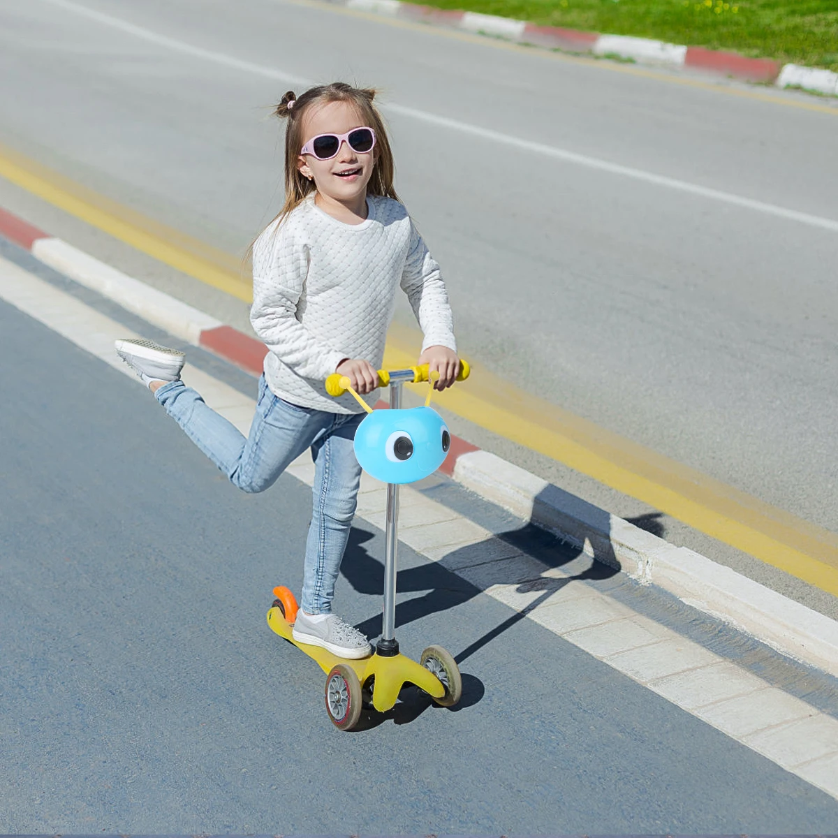

Scooter Cartoon for Kids Cute Front Storage Carrier Bike Accessories Scooter Basket for Child Scooters Handlebar Kids Basket