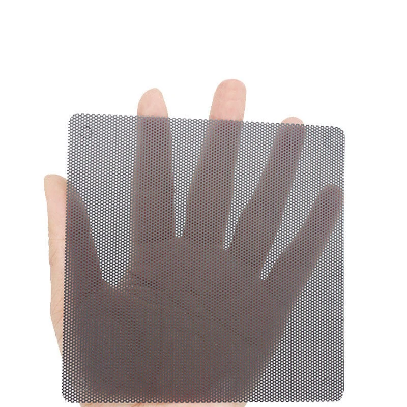 120มม.สีดำสีขาว PVC พัดลมกรองเคสคอมพิวเตอร์ Cooler ตาข่ายป้องกันฝุ่นละออง PC Cooling อุปกรณ์เสริม12*12ซม.