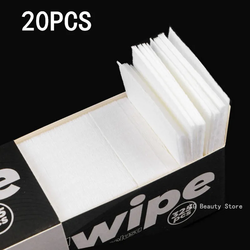 مسمار الفن خالية من الوبر لوحة قطن مزيل طلاء الأظافر مناديل المناديل مانيكير أداة هلام مزيل طلاء الأظافر 1/2/5/10/20 صناديق حزمة