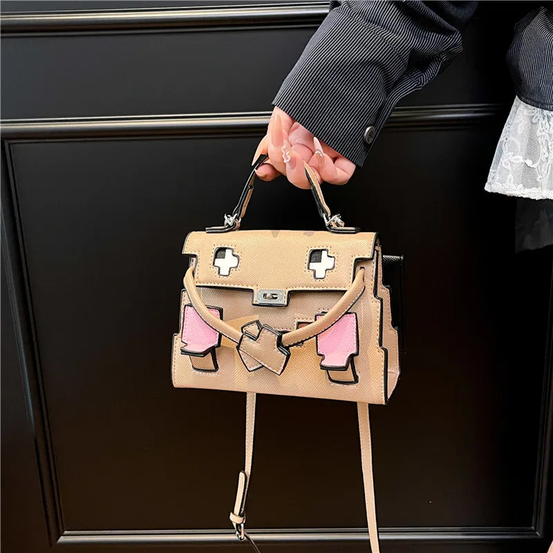 

Элегантная женская кожаная классическая сумка через плечо, роскошная дизайнерская сумка на плечо для повседневного стиля