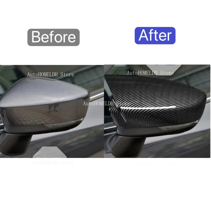 

Rearview Mirror Cover Fit For Mazda 3 Axela 2014 2015 2016 2017 2018 2019 Car Styling Cap Mirror Housing Cover Rearview Cap