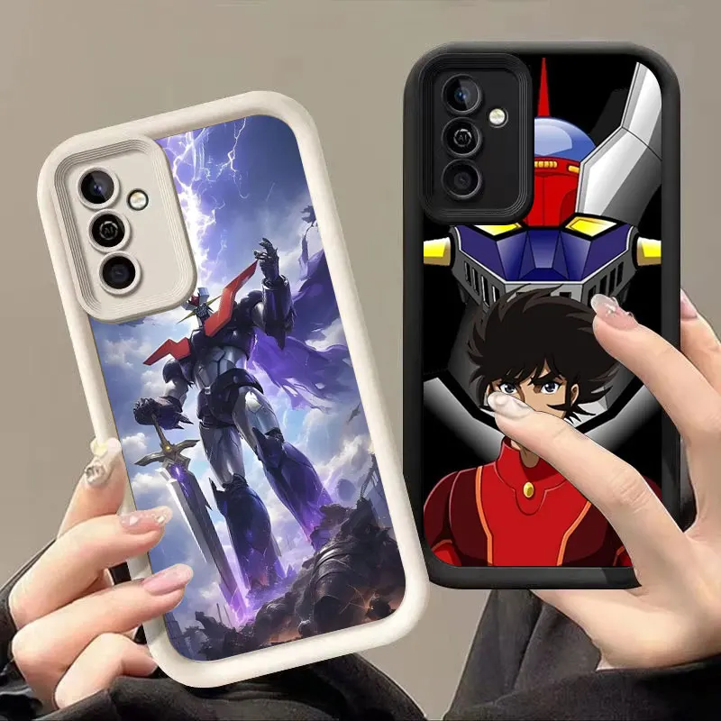 Mazinger Z Anime Phone Case For Samsung Note 20 Ultra A03 Core A04 A05 S A01 A06 A20 A30 A50 M12 M13 M15 M34 5G M51