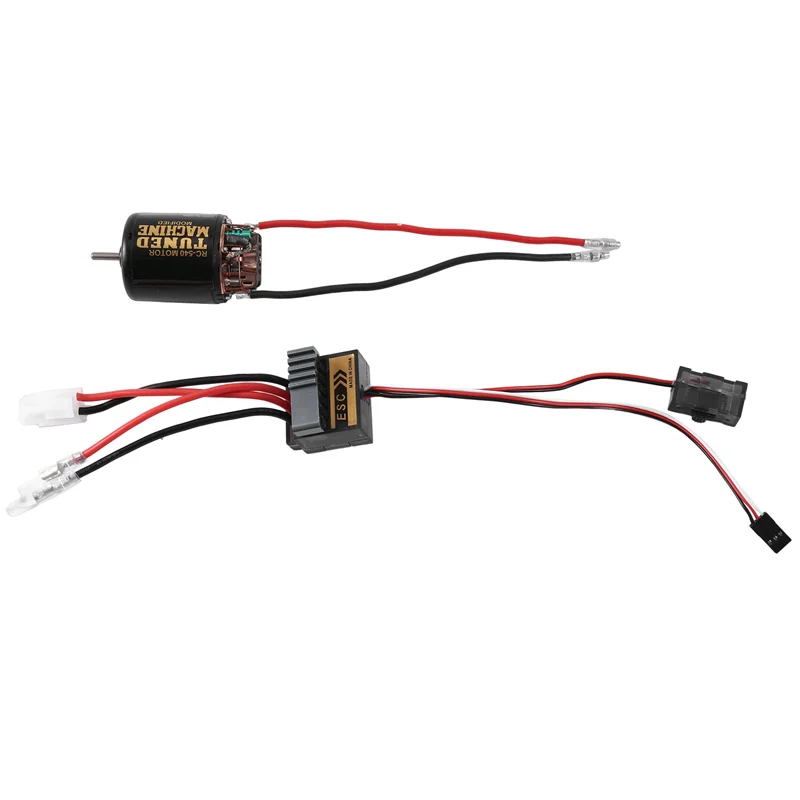 

320A ESC + 540 Матовый двигатель для осевого радиоуправляемого автомобиля 1/10 SCX10 Traxxas TRX4 D90 HSP Tamiya Redcat