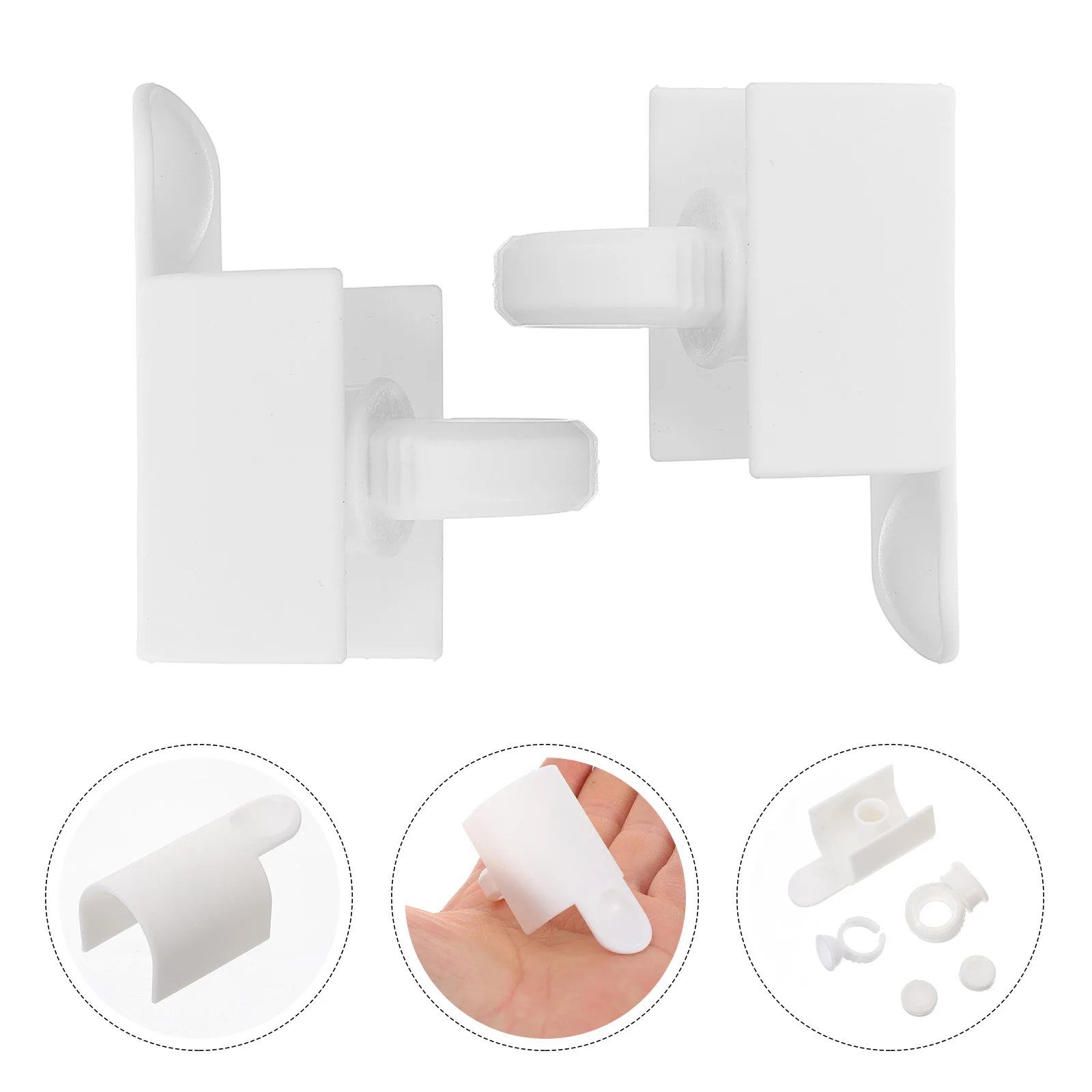 

5 Sets Separator Plastic Tool Glue Ring Cups for Eyelash Extension Grafting Beauty Salon Supplies Multiple Use Finger Rest