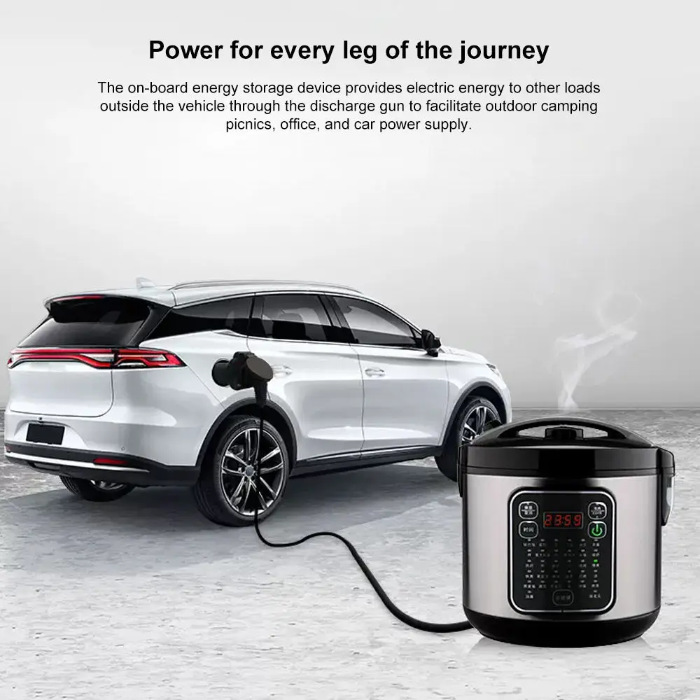 EV Charging Adapter Type 1 To Triangle Plug 5 Holes 250V16A Electric Vehicle Charging Pile Conversion Plug