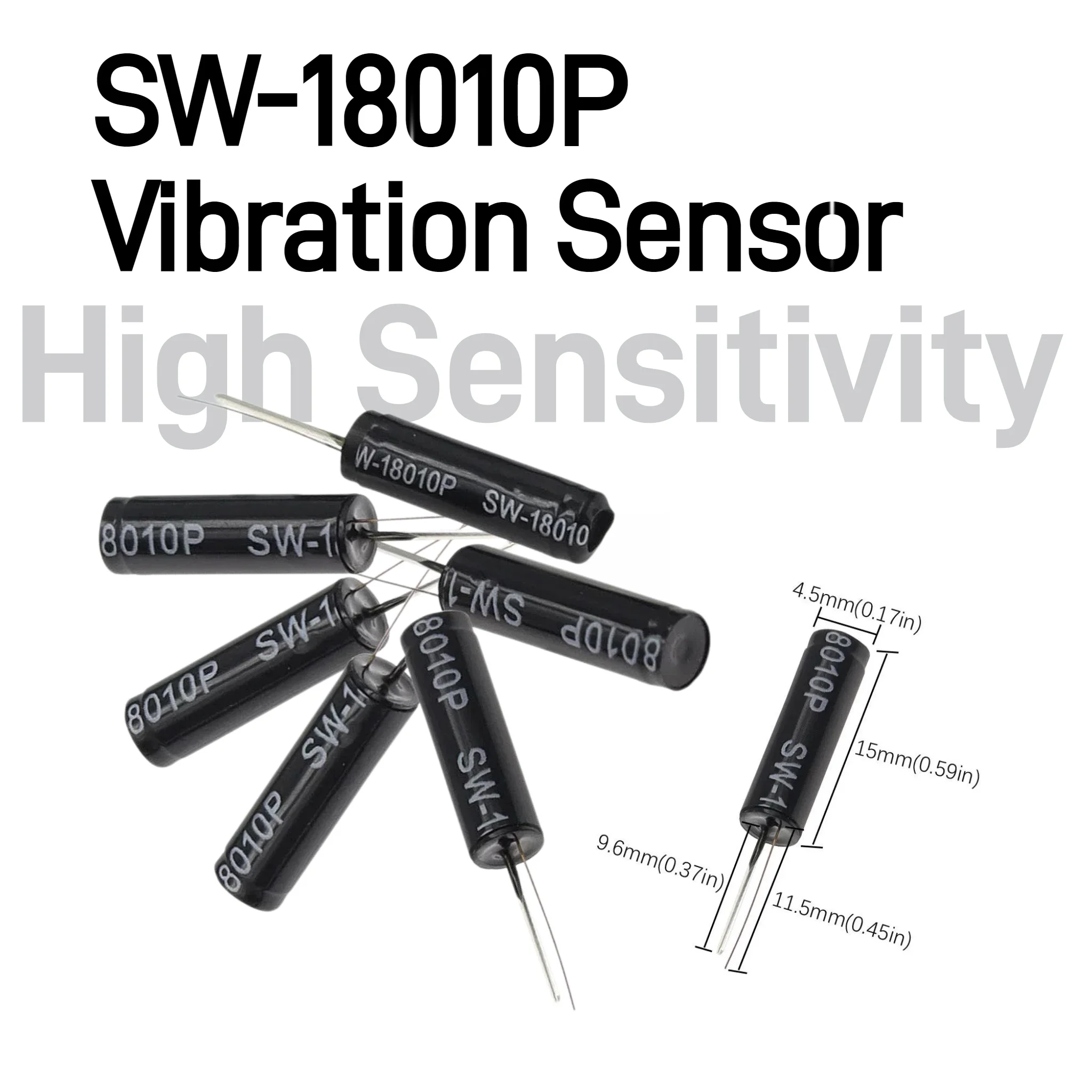 SW-18010P High Sensitivity Vibration Sensor Spring Type Shake Switch Roller Ball Switch For Arduino DIY Electronic Project