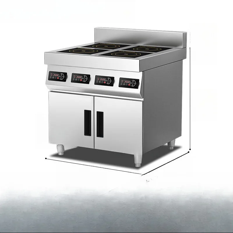 Commercial Induction Cooker Multi-Head Ceramic Cooker High  4-Eye Pot Stove