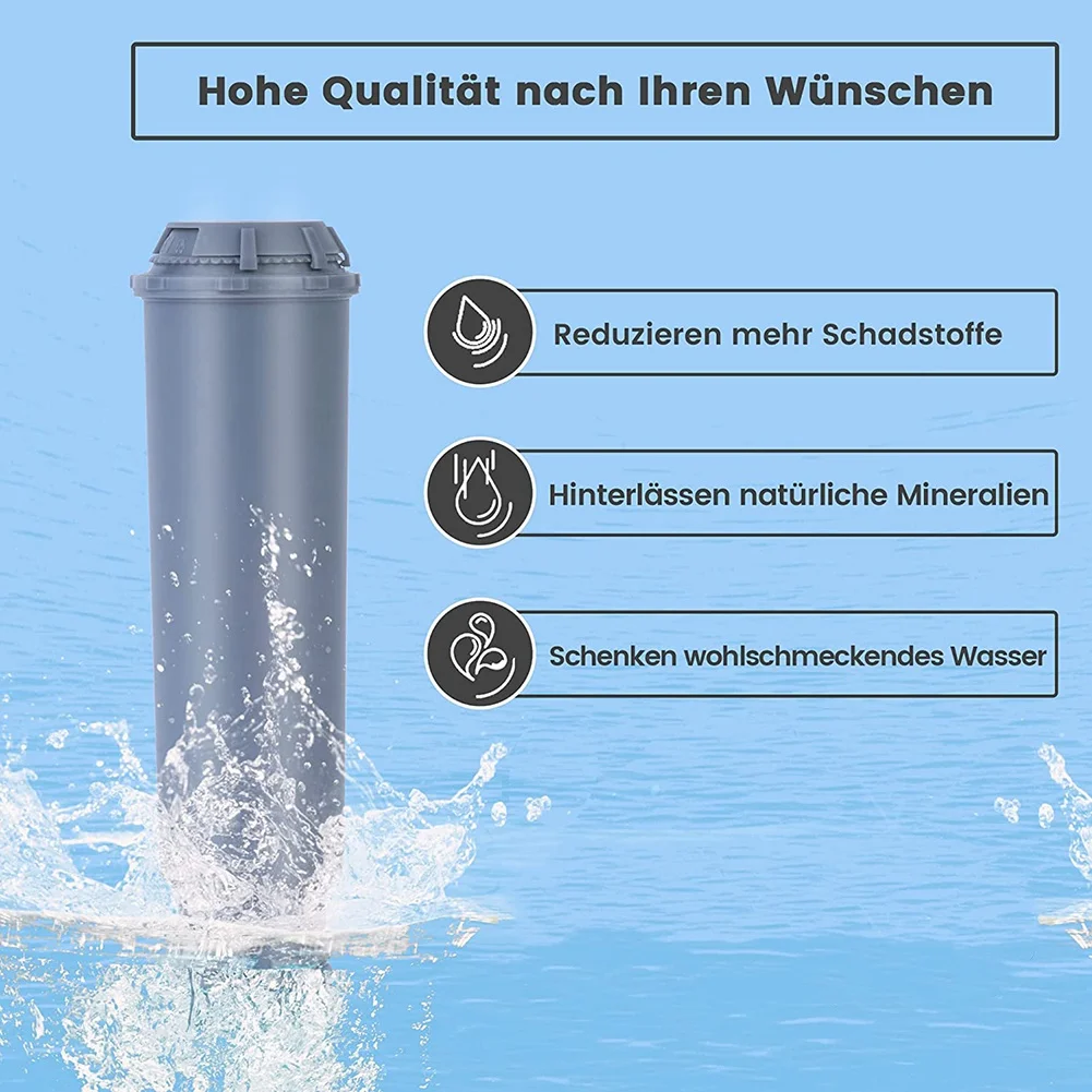 Cartuchos de filtro de agua para cafetera A26P, 10 Uds., para Melitta,Krups Claris F088,Nivona, filtro de agua automático para cafetera